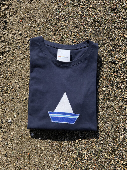 handmade tshirt sailing boat