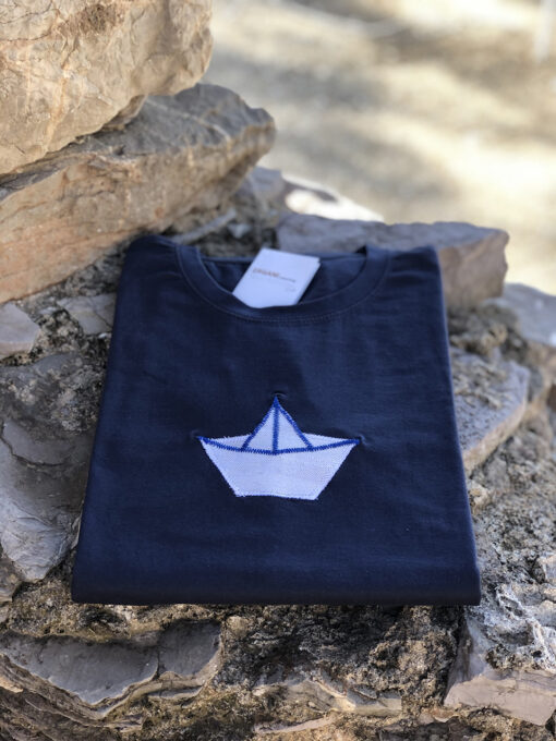 blue tshirt paperboat
